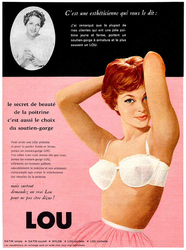 Publicité Lou 1958