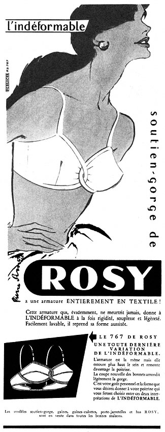 Publicité Rosy 1955