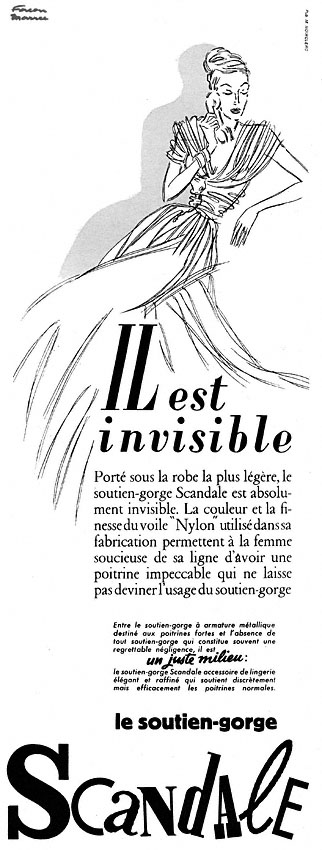 Publicité Scandale 1951