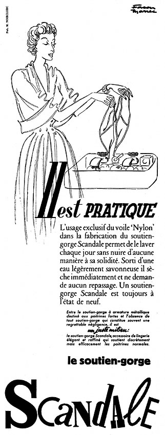 Publicité Scandale 1951