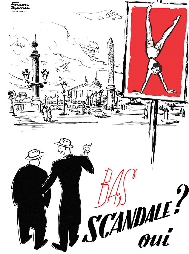 Publicité Scandale 1951