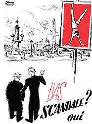 Publicit Scandale 1951