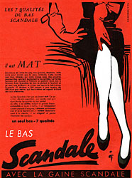 Publicit Scandale 1952