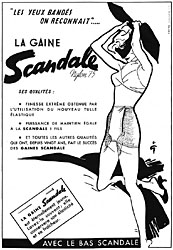 Publicit Scandale 1952