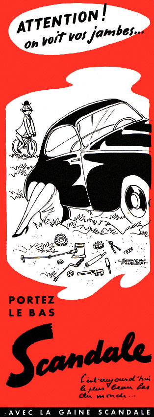 Publicité Scandale 1955