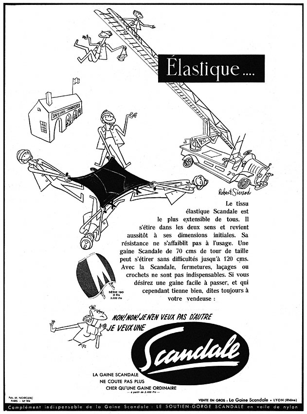 Publicité Scandale 1949