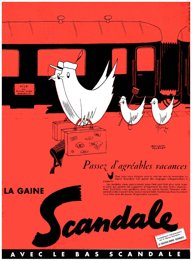 Publicité Scandale 1955