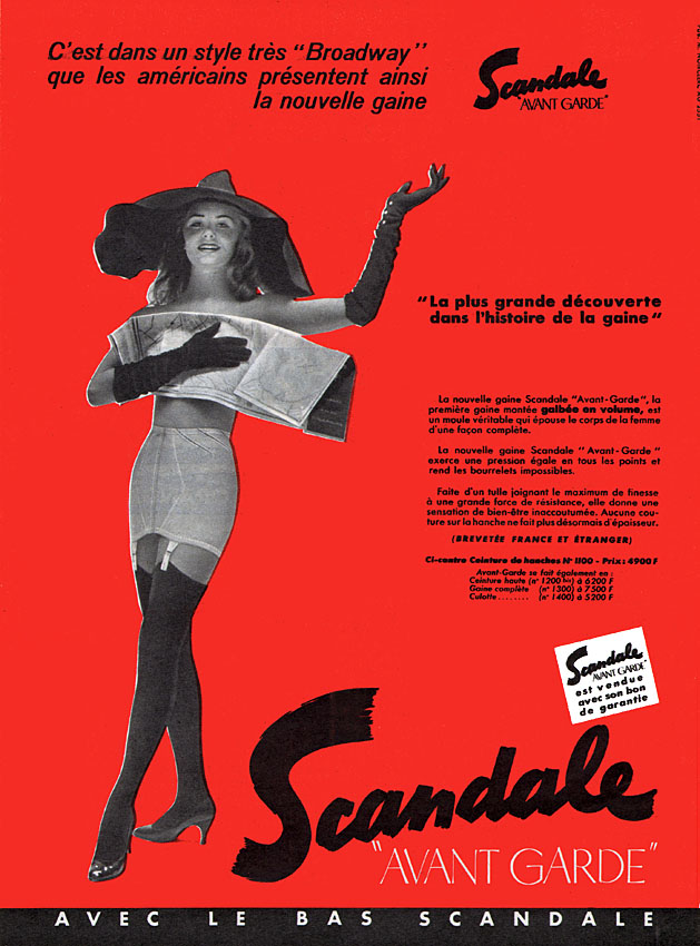 Publicité Scandale 1955