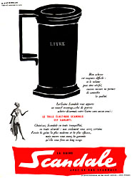 Publicit Scandale 1957