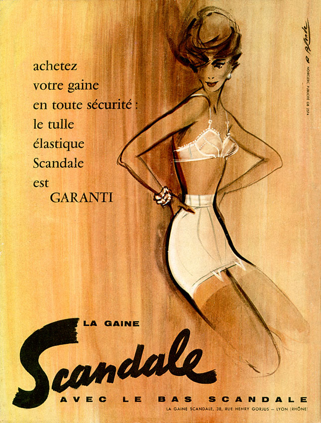 Publicité Scandale 1957