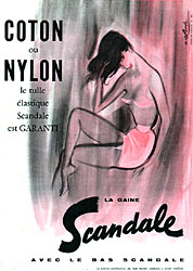 Publicit Scandale 1958