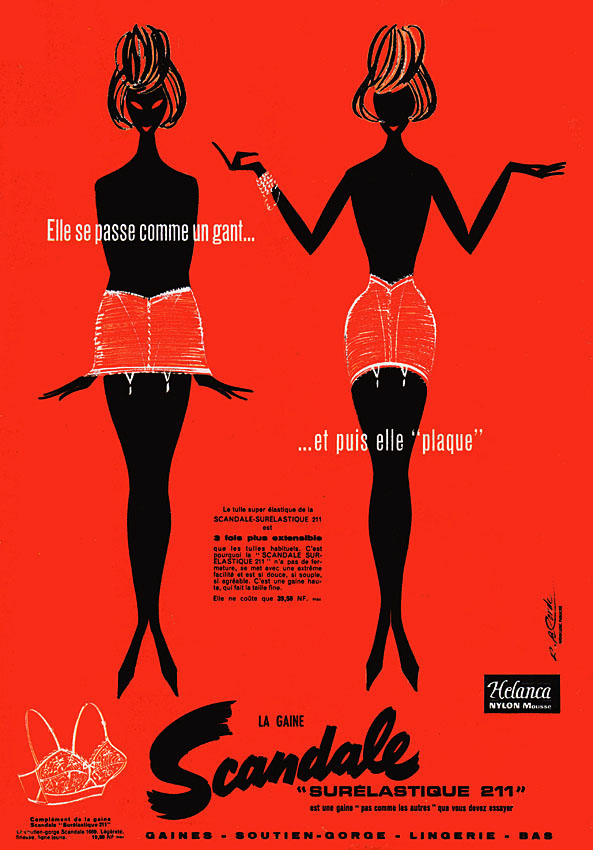 Publicité Scandale 1961