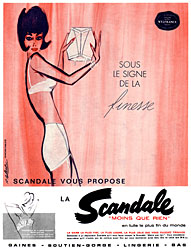 Publicit Scandale 1961