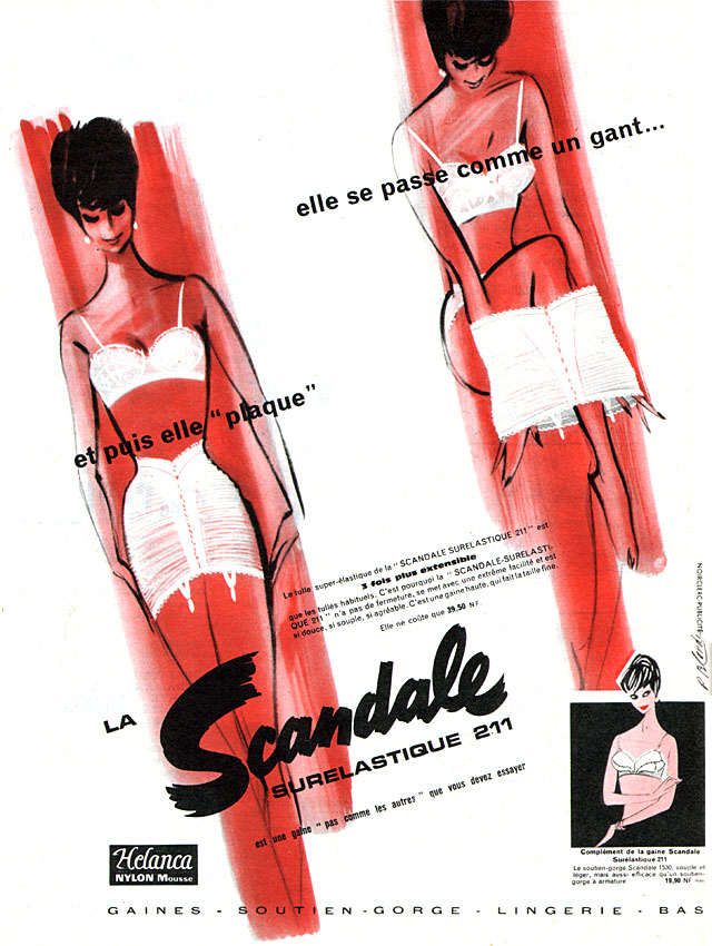 Publicité Scandale 1961