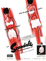 Publicit Scandale 1961