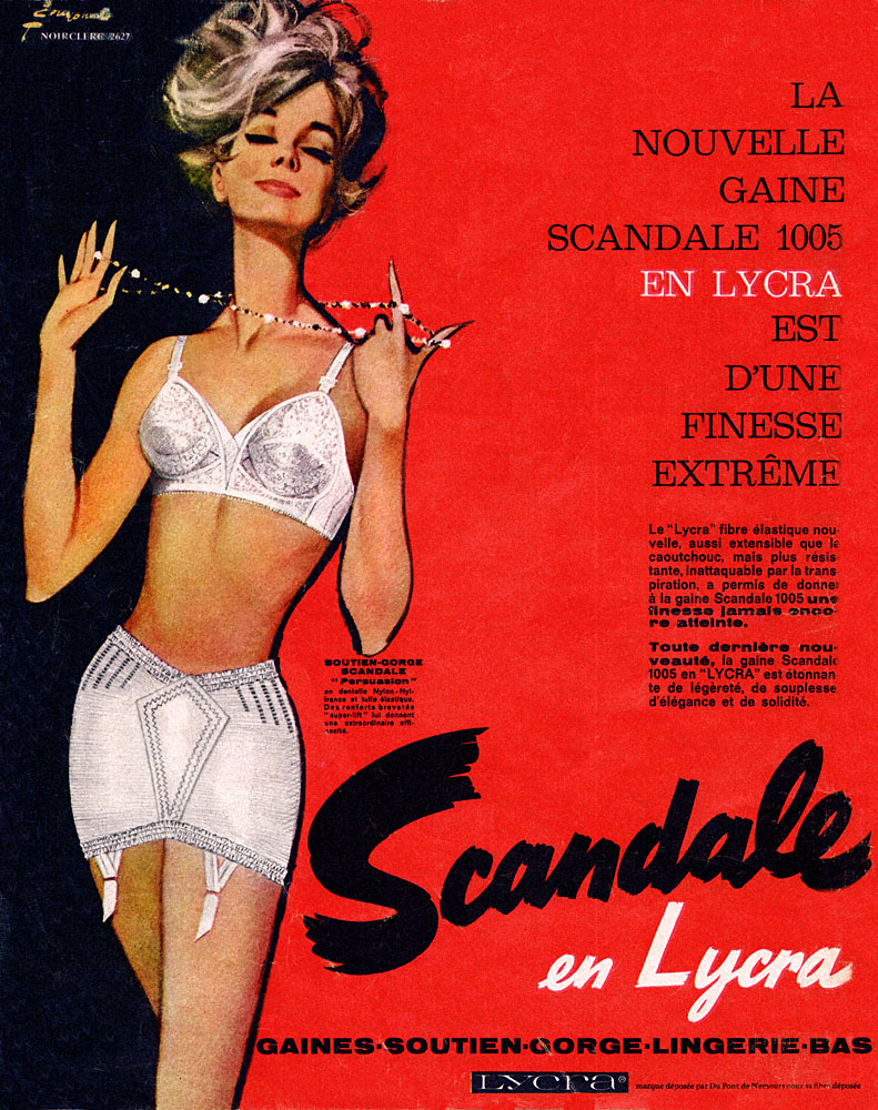 Publicité Scandale 1962