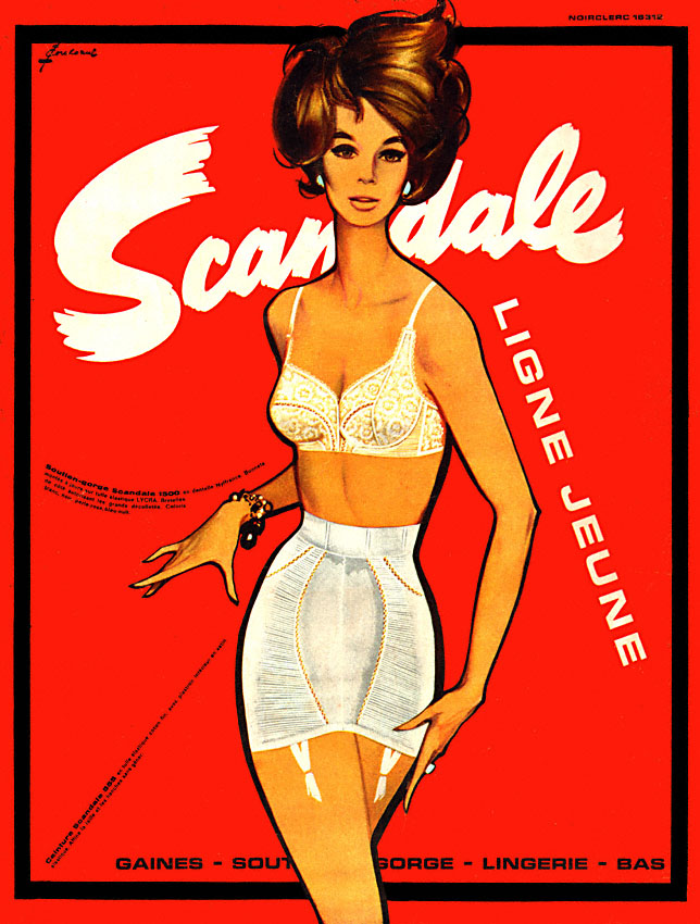 Publicité Scandale 1963