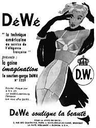 Publicit Divers 1953