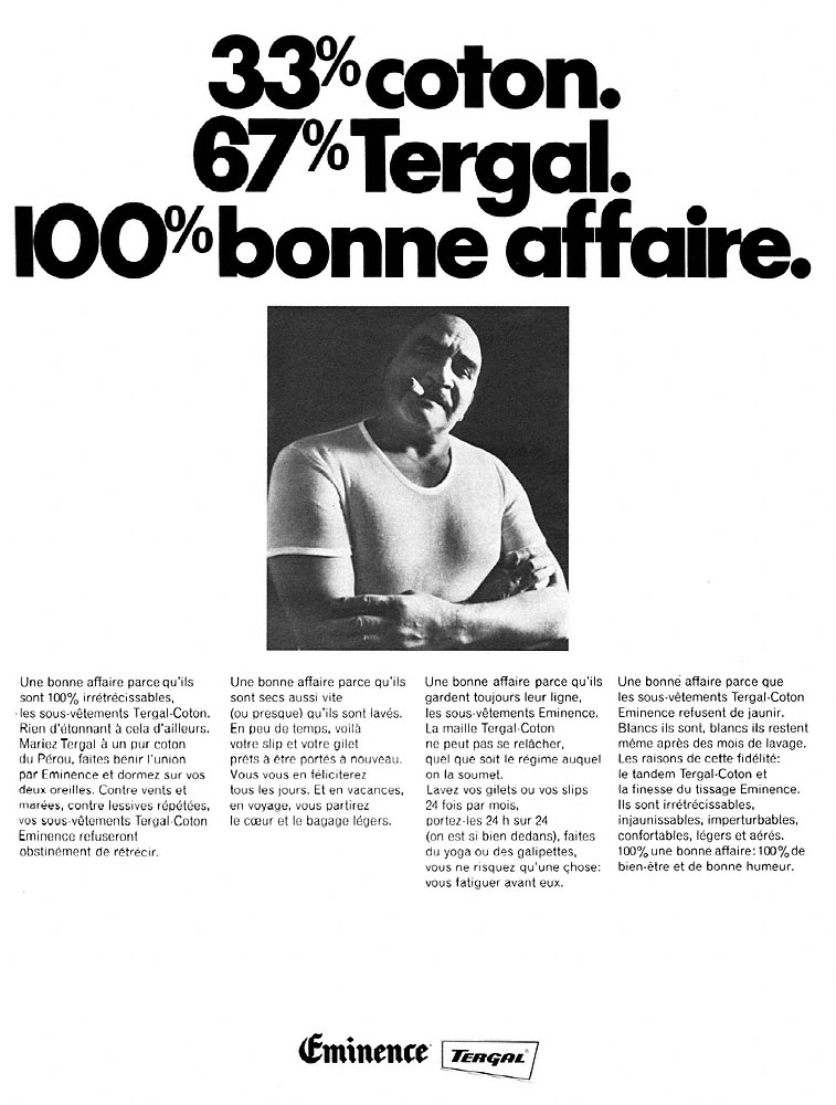 Publicit� Eminence 1967