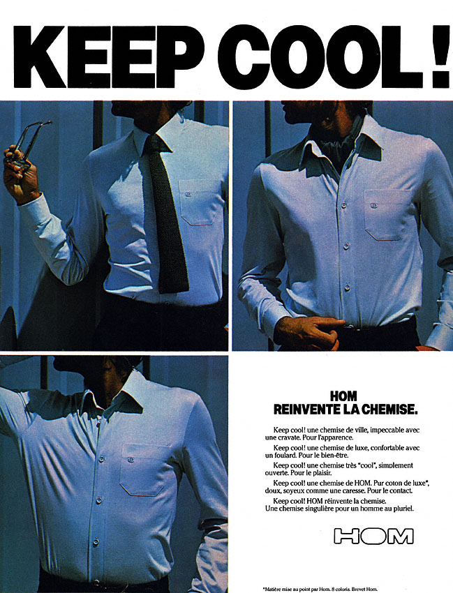 Publicité Hom 1978