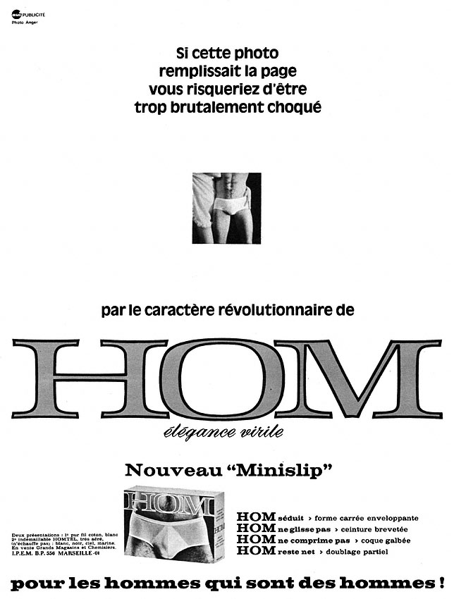 Publicité Hom 1968