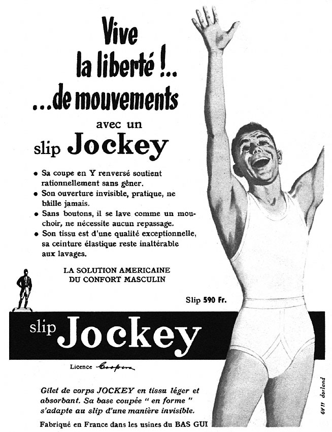 Publicité Jockey 1951