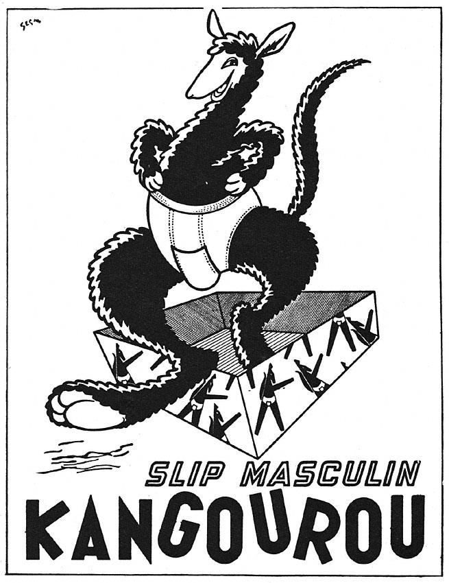 Publicité Kangourou 1952