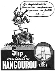 Publicit Kangourou 1953