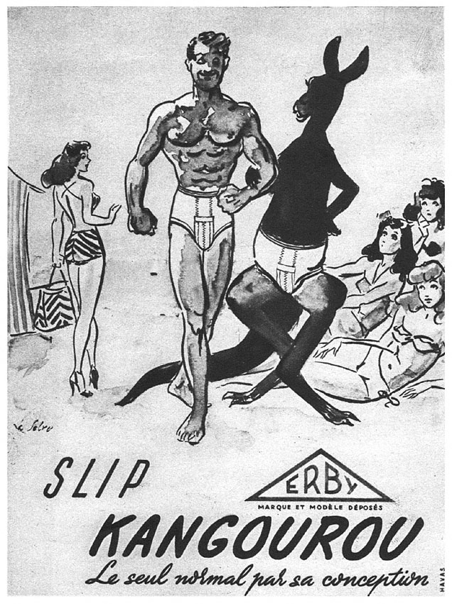 Publicité Kangourou 1950