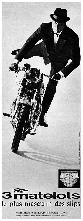 Publicité Trois matelots 1965