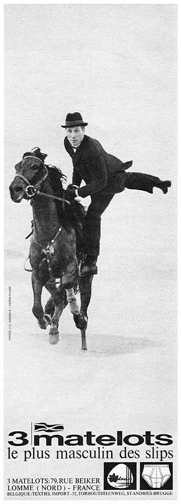 Publicit� Trois matelots 1966