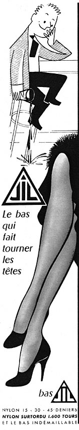 Publicité Jil 1954