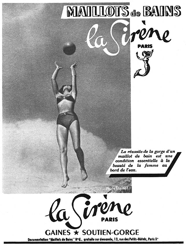 Publicité La Sirne 1951