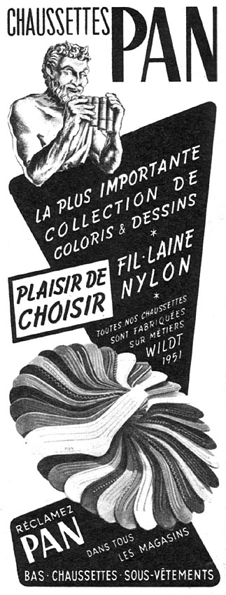 Publicité Pan 1952