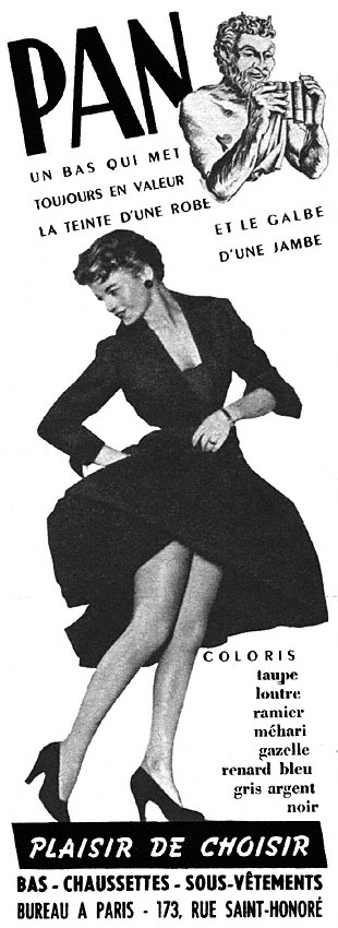 Publicité Pan 1952