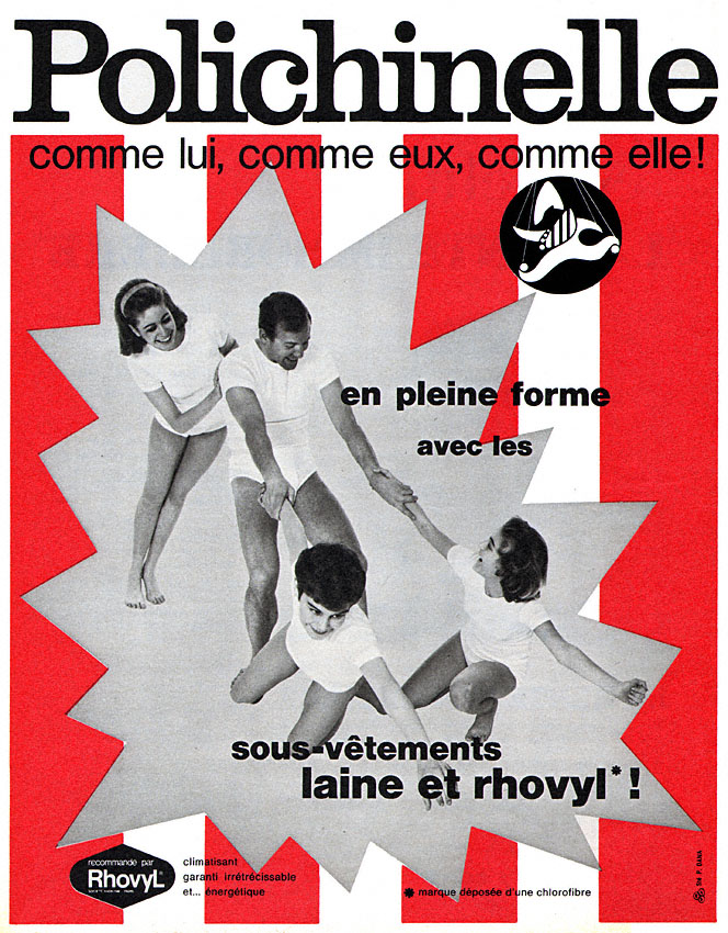 Publicité Polichinelle 1967