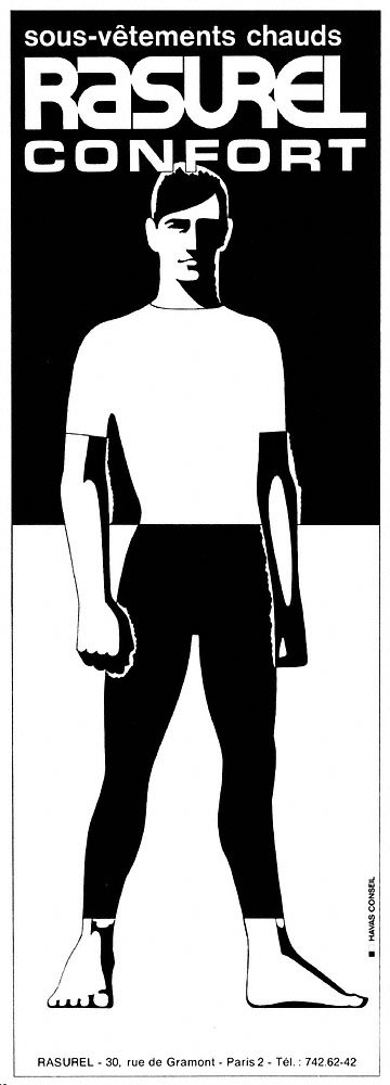 Publicit� Rasurel 1969