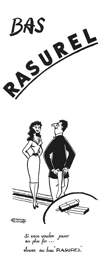 Publicité Rasurel 1952