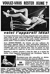 Publicit Adams Trainer 1963