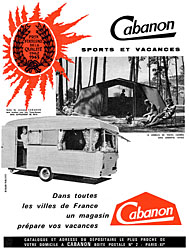 Publicit Cabanon 1963