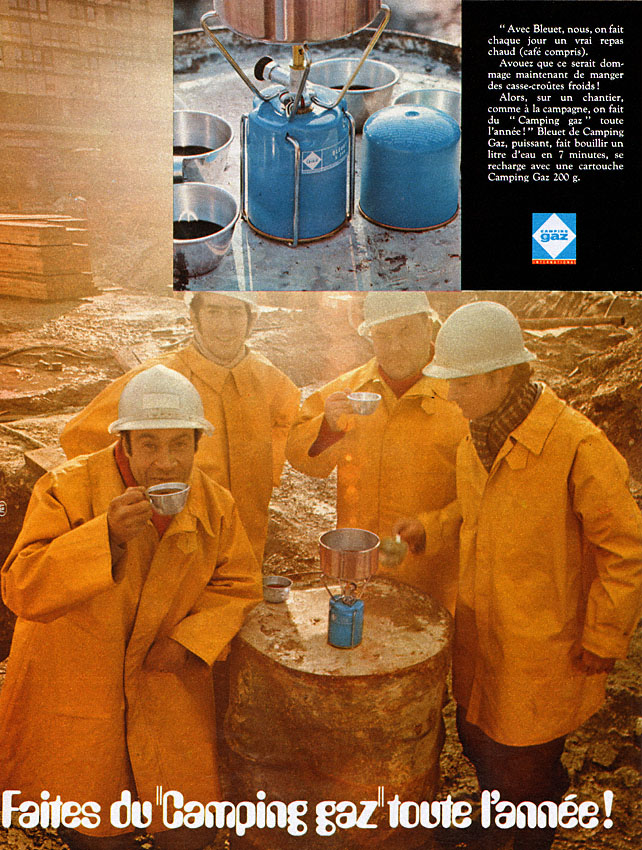 Publicité Camping Gaz 1970