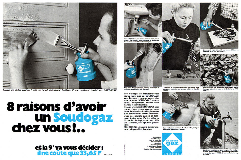 Publicité Camping Gaz 1970