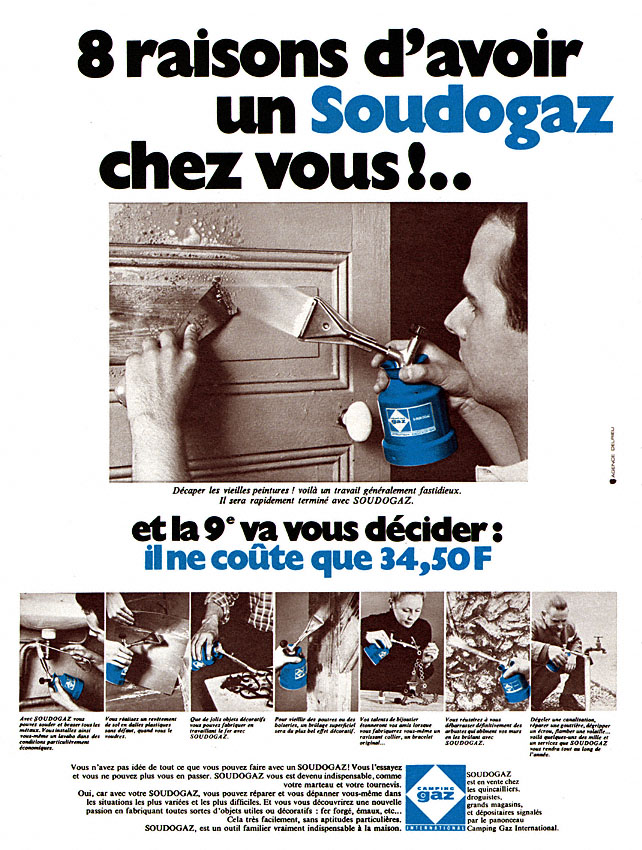 Publicité Camping Gaz 1970