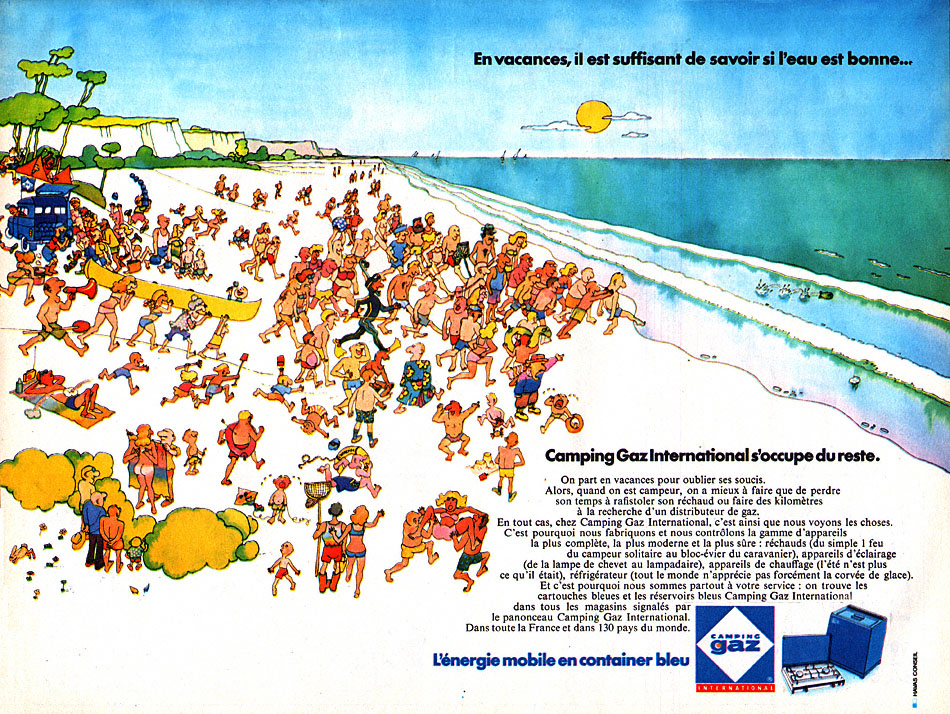 Publicité Camping Gaz 1972