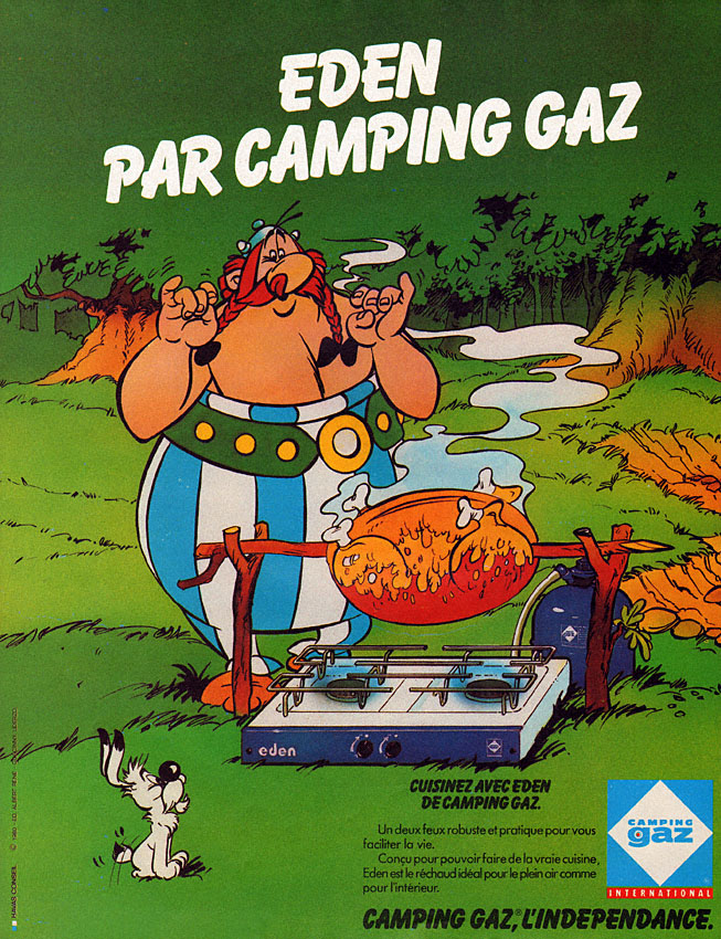 Publicité Camping Gaz 1980
