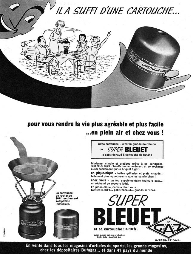 Publicité Camping Gaz 1959