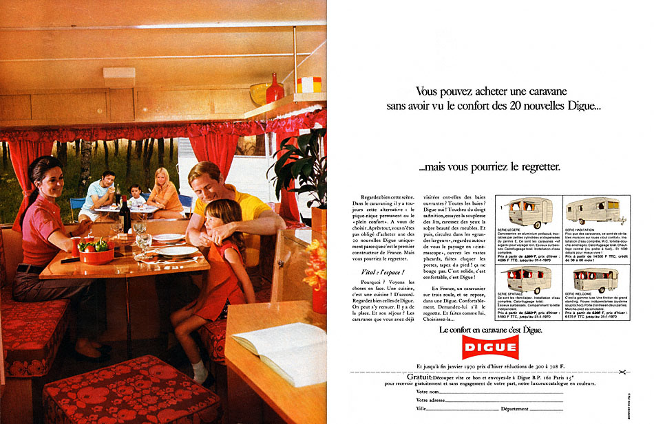 Publicité Digue 1969
