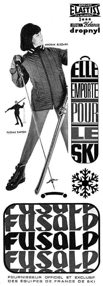 Publicité Fusalp 1963