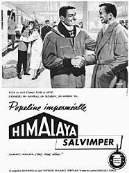Publicité Himalaya 1955