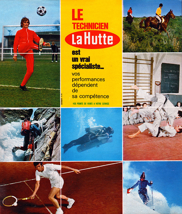 Publicité La Hutte 1973